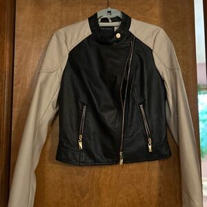 Black and Beige Women's Jacket
